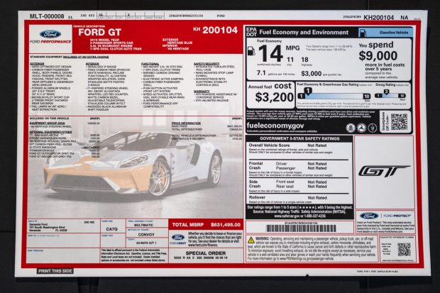 2019 Ford GT ’68 Heritage Edition