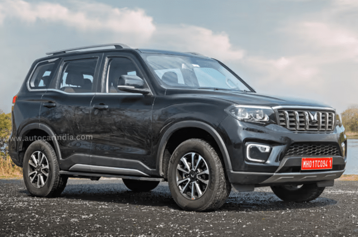 Mahindra Scorpio N Mahindra Scorpio N black color