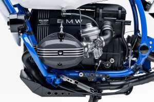 The WalzWerk X-Plorer is a modified BMW R100GS