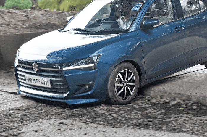 Maruti Dzire suspension test on road