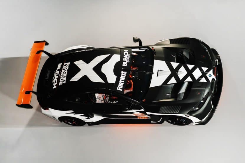BMW M4 GT3 EVO BLEACH top view