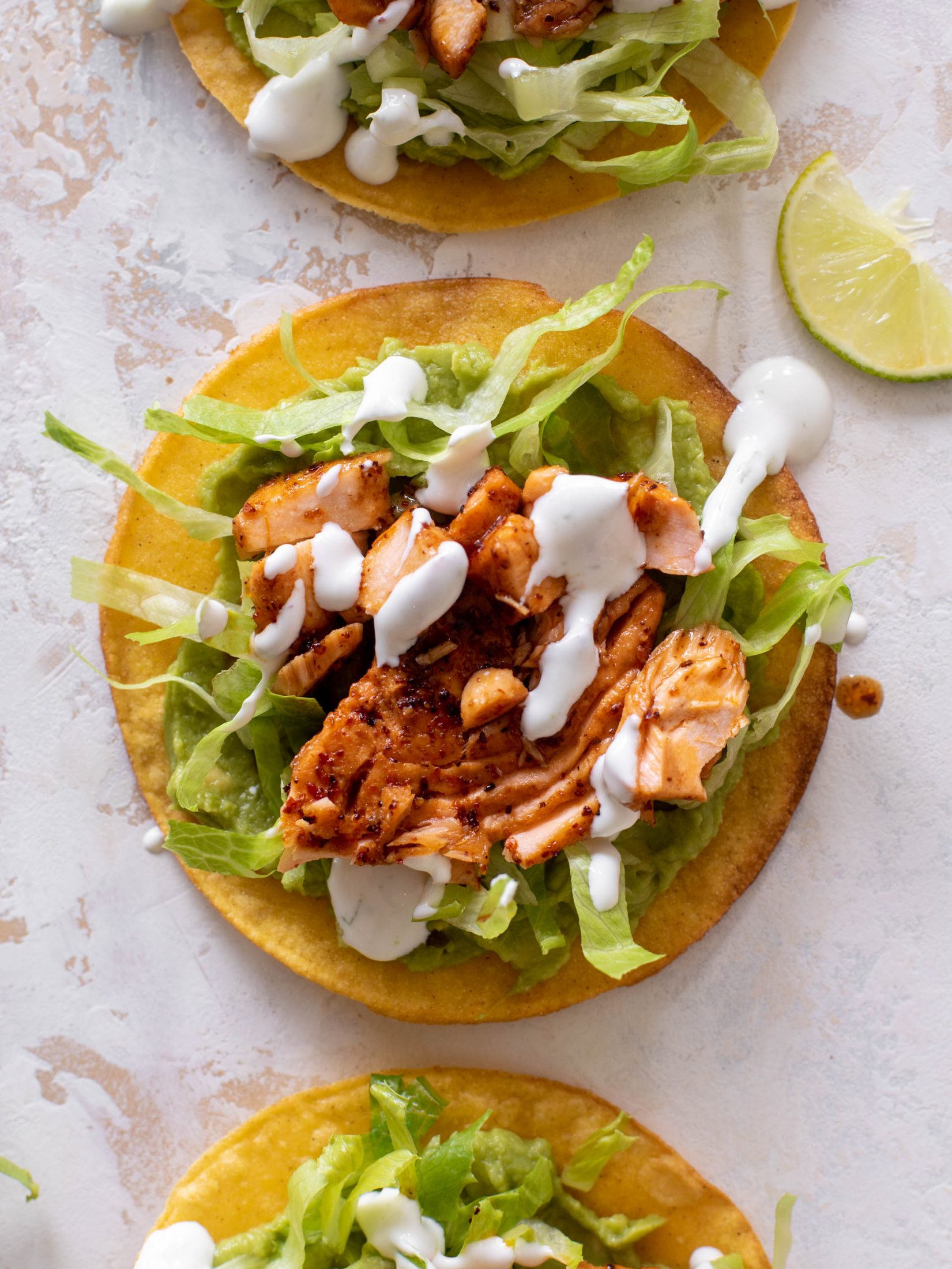 chili lime salmon tostadas