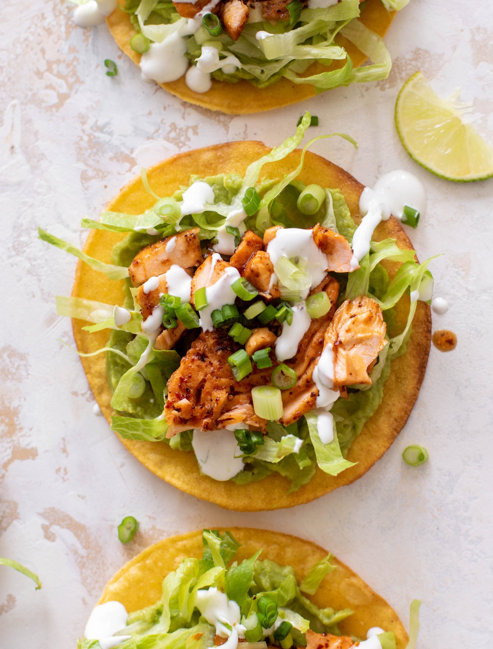 chili lime salmon tostadas