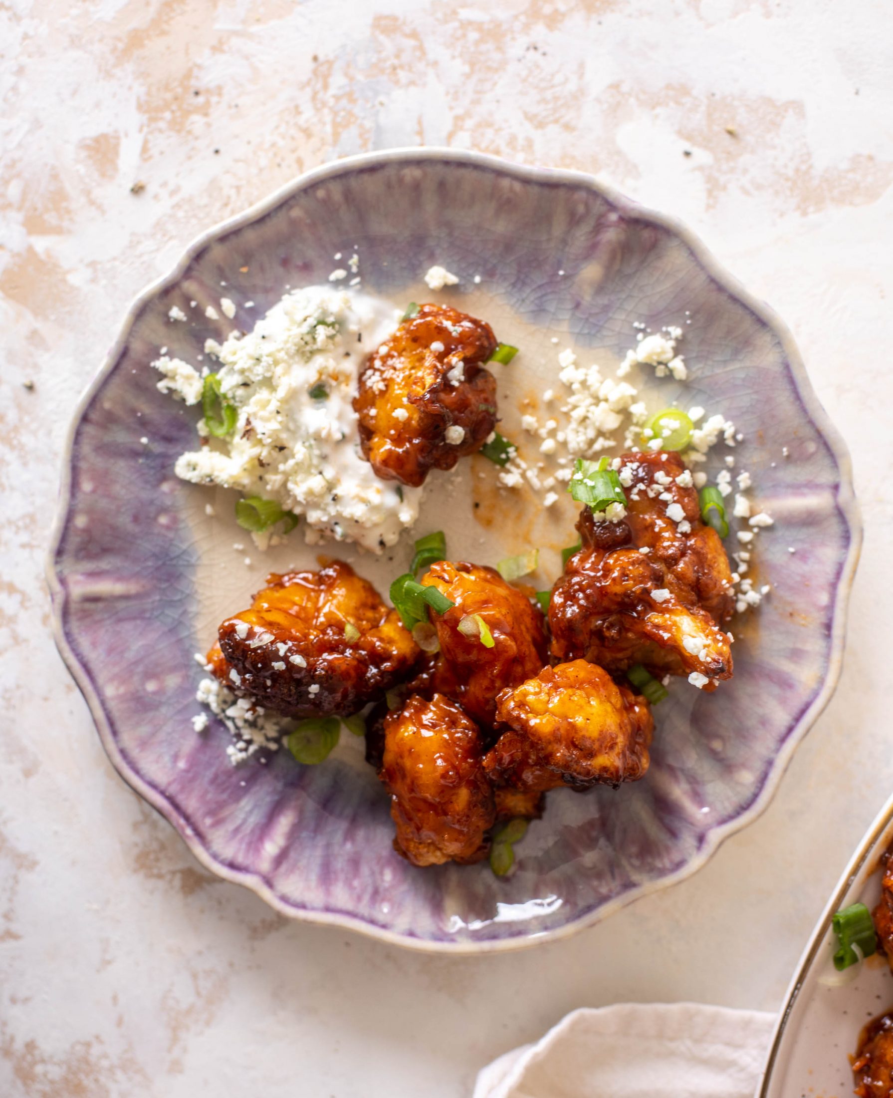 sticky BBQ cauliflower bites